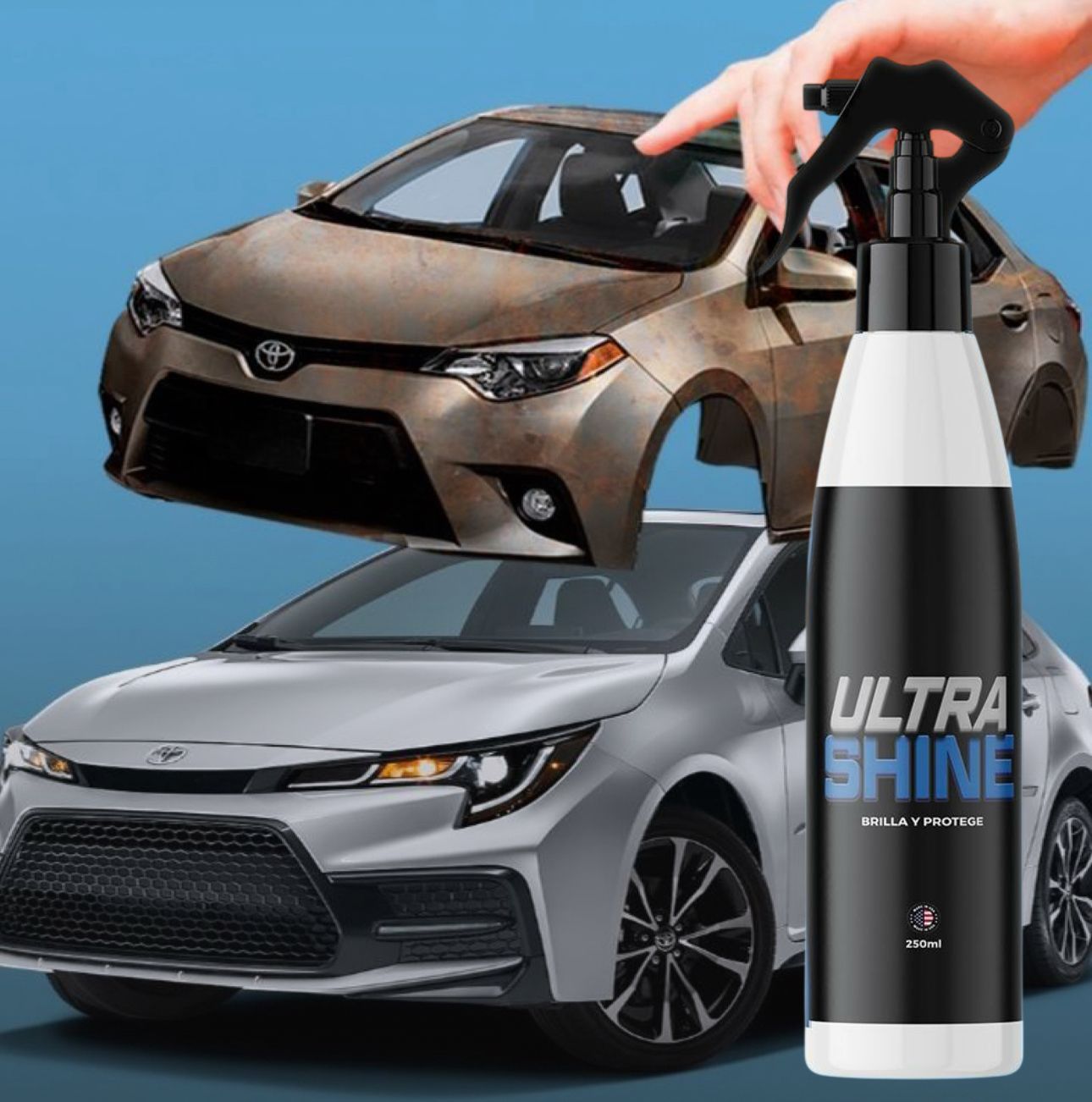 Brillo de Agencia en Casa – Restaurador de Color y Brillo PREMIUM para Carros +ENVIO GRATIS